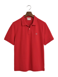 Polo GANT Men Reg Shield Ss Pique Polo Ruby Red 25