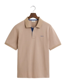 Polo GANT Men Reg Contrast Pique Ss Polo Dry Sand 25