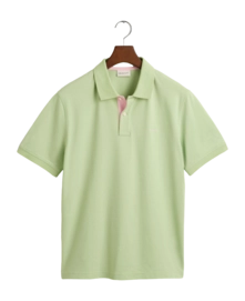 Polo GANT Men Reg Contrast Pique Ss Polo Strong Green 25