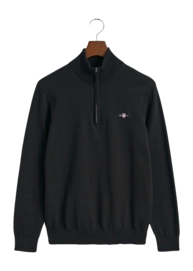 Pull GANT Homme Classic Cotton Half Zip Black 25