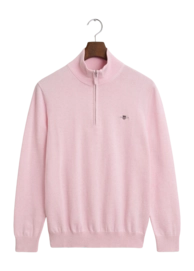 Pull GANT Homme Classic Cotton Half Zip Light Pink Melange 25