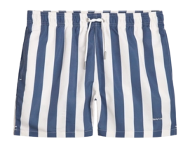 Zwembroek GANT Men Block Stripe Swim Shorts Dusty Navy 25