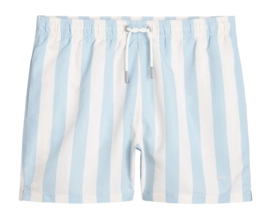 Zwembroek GANT Men Block Stripe Swim Shorts Fresh Blue 25