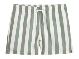 Zwembroek GANT Men Block Stripe Swim Shorts Kalamata Green 25