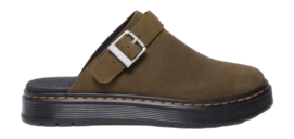 Dr. Martens Men Brookline Mule DMs Olive Bronx Suede