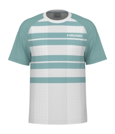 T-shirt de Tennis Head Men Performance Tee 25 Print Aqua