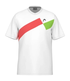 Tennis Shirt HEAD Men Topspin Print Grapefruit