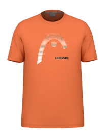 Tennis Shirt HEAD Men Carl Tee Campfire Orange