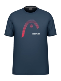T-shirt de Tennis HEAD Men Carl Tee Navy