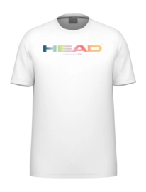 Tennis Shirt HEAD Men Rainbow Tee White
