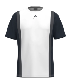 Tennisshirt HEAD Men Club 25 Tech Tee Navy White