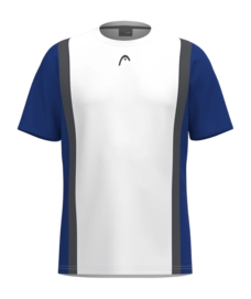 T-shirt de Tennis HEAD Men Club 25 Tech Tee Royal White