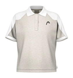 Polo Shirt Shirt HEAD Women Play Tech Shirt Willow Grey