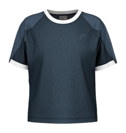 Tennis Shirt HEAD Women Play Tech Tee Navy