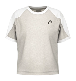 Tennis Shirt HEAD Women Play Tech Tee Willow Grey
