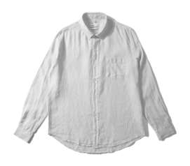 Hemd Edmmond Studios Linen Herren Plain White