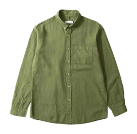 Shirt Edmmond Studios Men Linen Plain Khaki