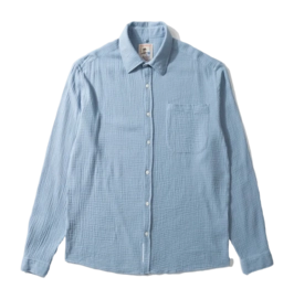 Shirt Edmmond Studios Men Snap Plain Steel
