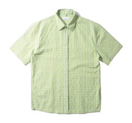 Chemise Edmmond Studios Homme Citrus Drop Short Sleeve Plain Green