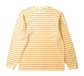Longsleeve Edmmond Studios Mini Logo Stripes Herren Light Yellow