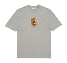 T-Shirt Edmmond Studios Homme Best Friend Light Grey Melange