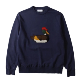 Sweater Edmmond Studios Men Duck Hunt Navy