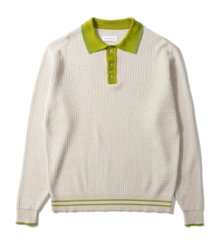 Polo Edmmond Studios Homme Knitted Grey Melange