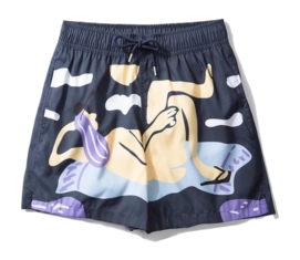 Badehose Edmmond Studios Sunbathe Herren Navy