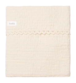 Ledikantdeken Koeka Lace Elba Natural