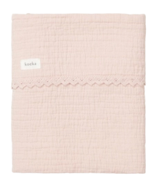 Ledikantdeken Koeka Lace Elba Blush