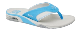 Slipper Reef Kids Fanning Light Grey Light Blue