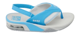 Sandaal Reef Kids Little Fanning Light Grey Light Blue
