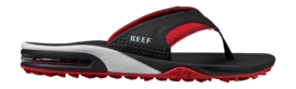 Flip Flops Reef Herren Fanning Pregame Black Red