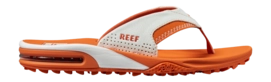 Tongs Reef Men Fanning Pregame White Orange