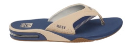 Slipper Reef Men Fanning Tan Navy Tan