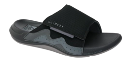Tongs Reef Men Swell Cruiser Slide Black Grey