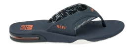 Flip Flops Reef Men Fanning Navy Orange Tropic