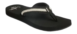 Slipper Reef Women Baja Maria Black Vintage