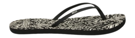 Slipper Reef Women Bliss-Full Black Zebra
