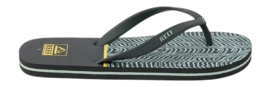 Flip Flops Reef Kids Switchfoot Print Black Yellow Swell