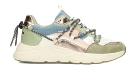 Sneaker POSH by Poelman Women Cari Green With Combination