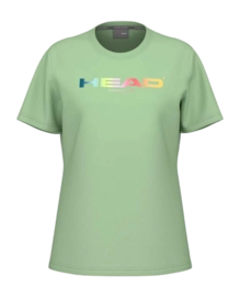 T-Shirt de Tennis Head Femme Rainbow Tee Celery Green