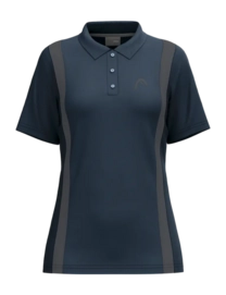 Polo HEAD Femme Club 25 Tech Shirt Navy