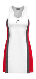 Robe de Tennis HEAD Femme Club 25 Dress Red White