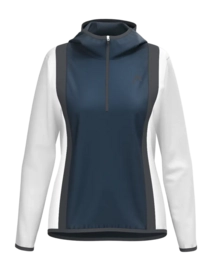 Pull de Tennis Head Femme Club 25 Tech Hoodie Navy White