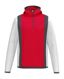 Tennistrui HEAD Women Club 25 Tech Hoodie Red White