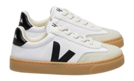 Veja Kids Small Volley Canvas White Black