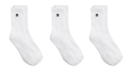 Chaussettes Sweaty Betty Femme Essentiels Crew Blanc (lot de 3)