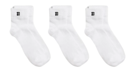 Socks Sweaty Betty Women Essentials Mini Crew White (3-Pack) 25