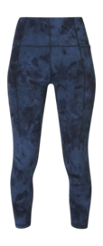 Legging Sweaty Betty Women Super Soft 7/8 Yoga Navy Blue Spray Dye